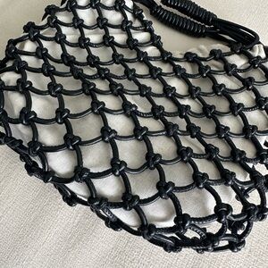 Zara Black Mini Mesh Bag